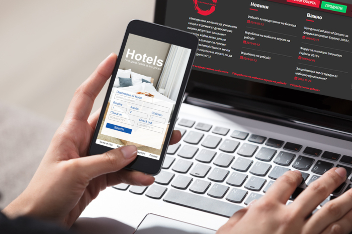 Website for a hotel