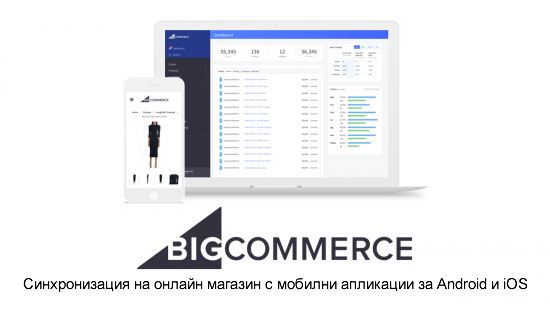 Синхронизация на онлайн магазин с мобилни апликации за Android и iOS - BigCommerce